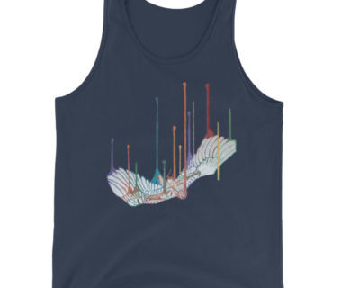 Falling Man Unisex Tank Top